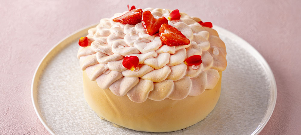 母の日に贈るテイクアウトケーキ「Peach & Rose」