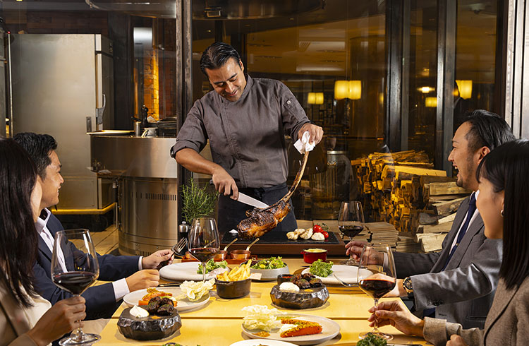 ディナーコース　ザ・トマホークテーブル