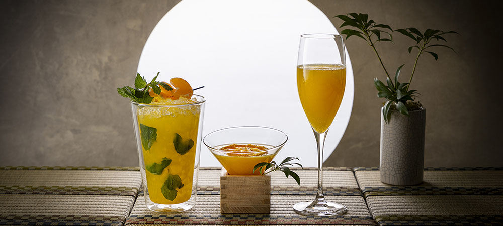 季節のフルーツカクテルを含む ドリンク2杯＆選べるフード1品セット